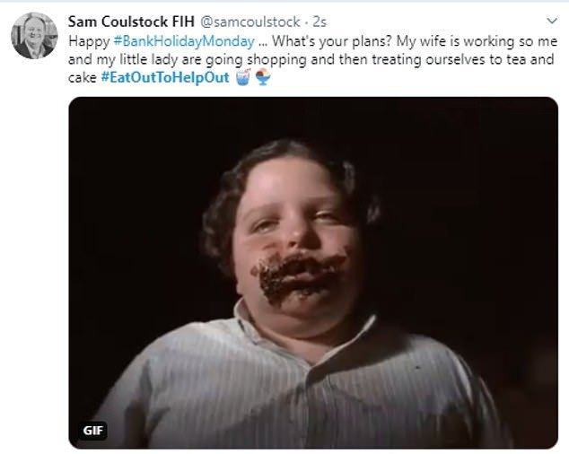 One social media user used a photo of Bruce Bogtrotter from Matilda when joking about the scheme