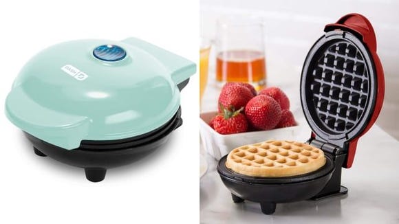 This cute little waffle maker belongs in your kitchen.