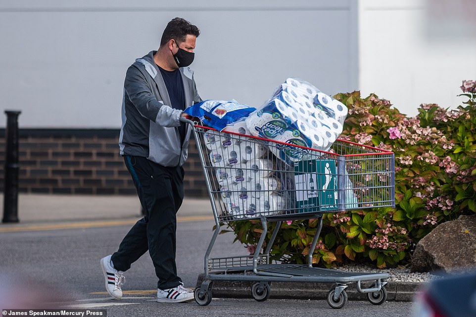 The frenzied buying has echoes of the empty shelves seen in March as shoppers stocked up on essential items ahead of the first nationwide lockdown